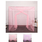 Polyester Opening Square Top Bed Solid Double