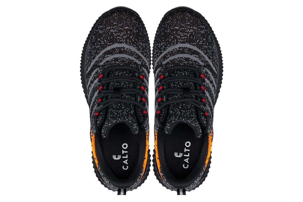 CALTO - Q219 - 2.8 Inches Taller (Neon Orange/Black/Grey) - Ultra Lightweight