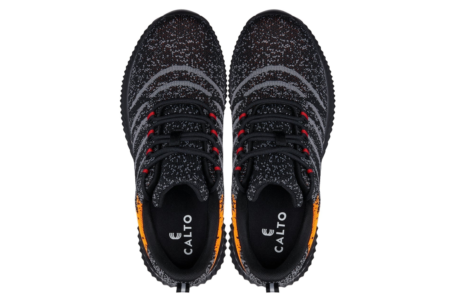 CALTO - Q219 - 2.8 Inches Taller (Neon Orange/Black/Grey) - Ultra Lightweight