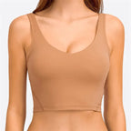 Nepoagym PASSION Tank Top with Shelf Built In Bra Crop Top with