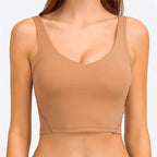 Nepoagym PASSION Tank Top with Shelf Built In Bra Crop Top with