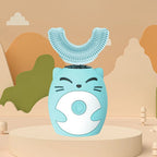 Ipx7 Waterproof Electric Toothbrush Kids U-shaped Sonic Smart