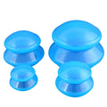 4PCS Silicone medical Vacuum Cans Massage Suction Cup Full Body Vacuum