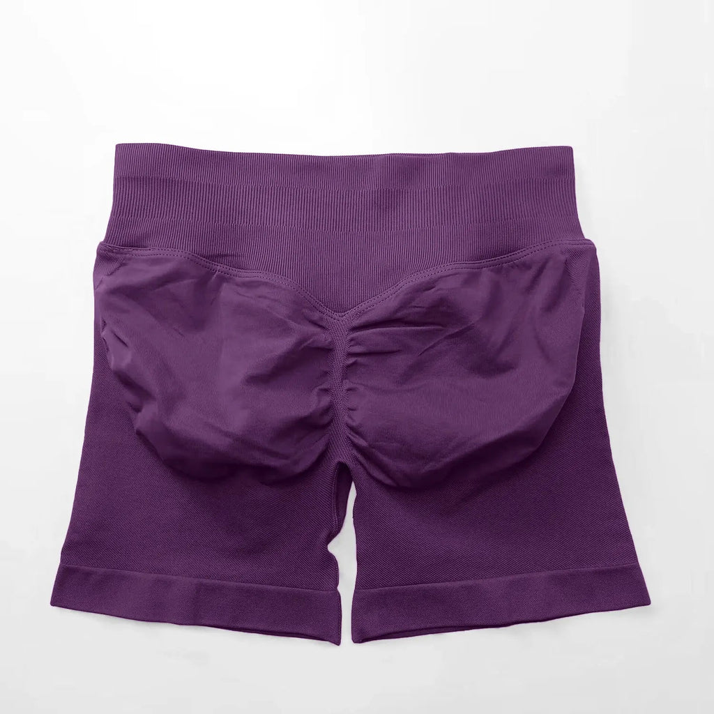 NCLAGEN Seamless Shorts 4.5" Gym Shorts Woman Scrunch Butt Fitness