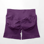 NCLAGEN Seamless Shorts 4.5" Gym Shorts Woman Scrunch Butt Fitness