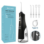 310ml Oral Irrigator Dental Portable Water Flosser USB Rechargeable 4