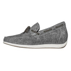 CALTO Denim Grey Boat Shoes - 2.4 Inches - S1101