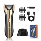 Electric Groin Trimmer for Men Waterproof Ball Trimmer for Pubic/Body