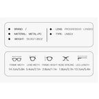 New Fashion Oval Cat Eye Sunglasses
