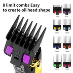 Cordless Rechargeable Low Noise Professional Hair Clippers and Detail