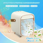 Portable Mini Air Conditioner USB Air Cooler Fan Water Cooling Fan Air
