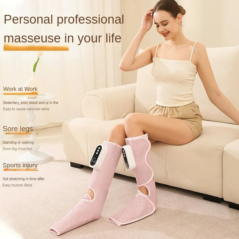 Electric Leg Massager with Air Compression Kneading for Improved