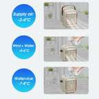 Portable Mini Air Conditioner USB Air Cooler Fan Water Cooling Fan Air