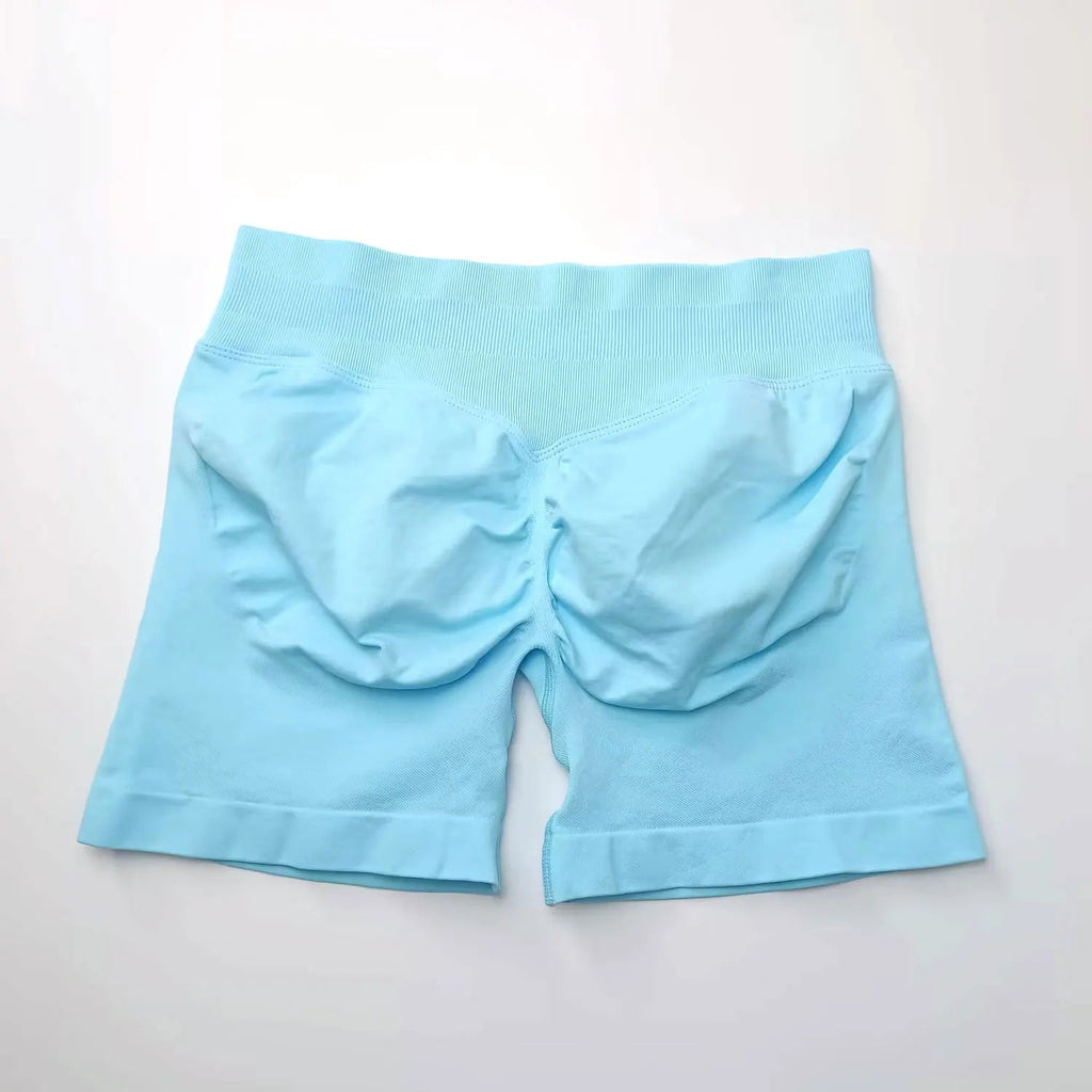 NCLAGEN Seamless Shorts 4.5" Gym Shorts Woman Scrunch Butt Fitness