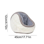 Foldable Ear Muffs Plush Earmuffs For Cold Weather Portable Soft Ear