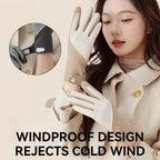 Cycling Warm Gloves Women Winter Skiing Bicycle Outdoor Sport Plush