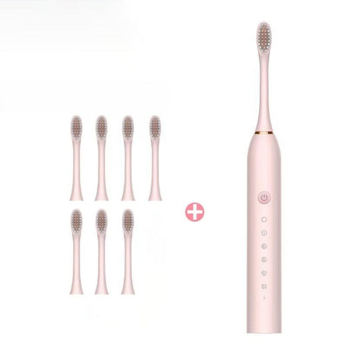 Ultrasonic Electric Toothbrush Rechargeable USB for Adults 6 Modes