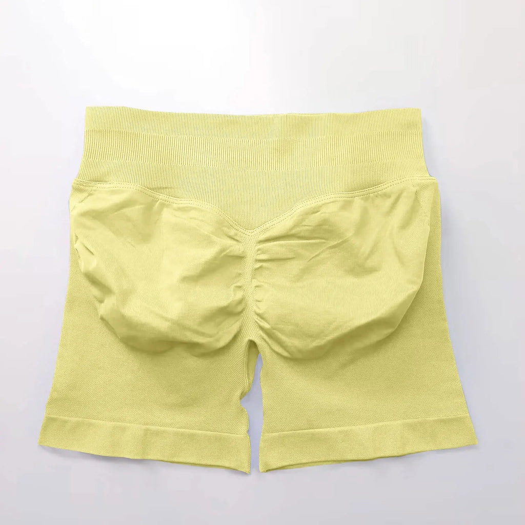 NCLAGEN Seamless Shorts 4.5" Gym Shorts Woman Scrunch Butt Fitness