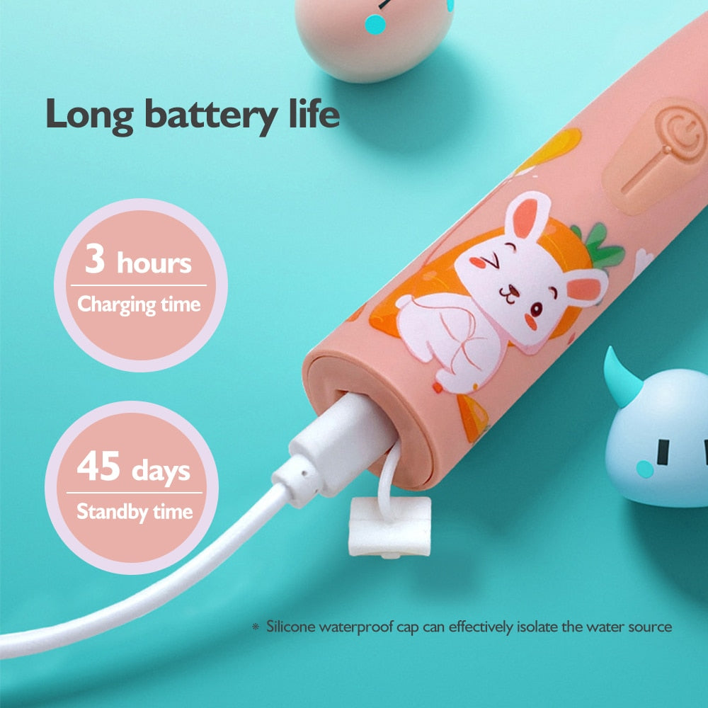 Sonic Toothbrush Electric for Kids Tooth Brush Children IPX6