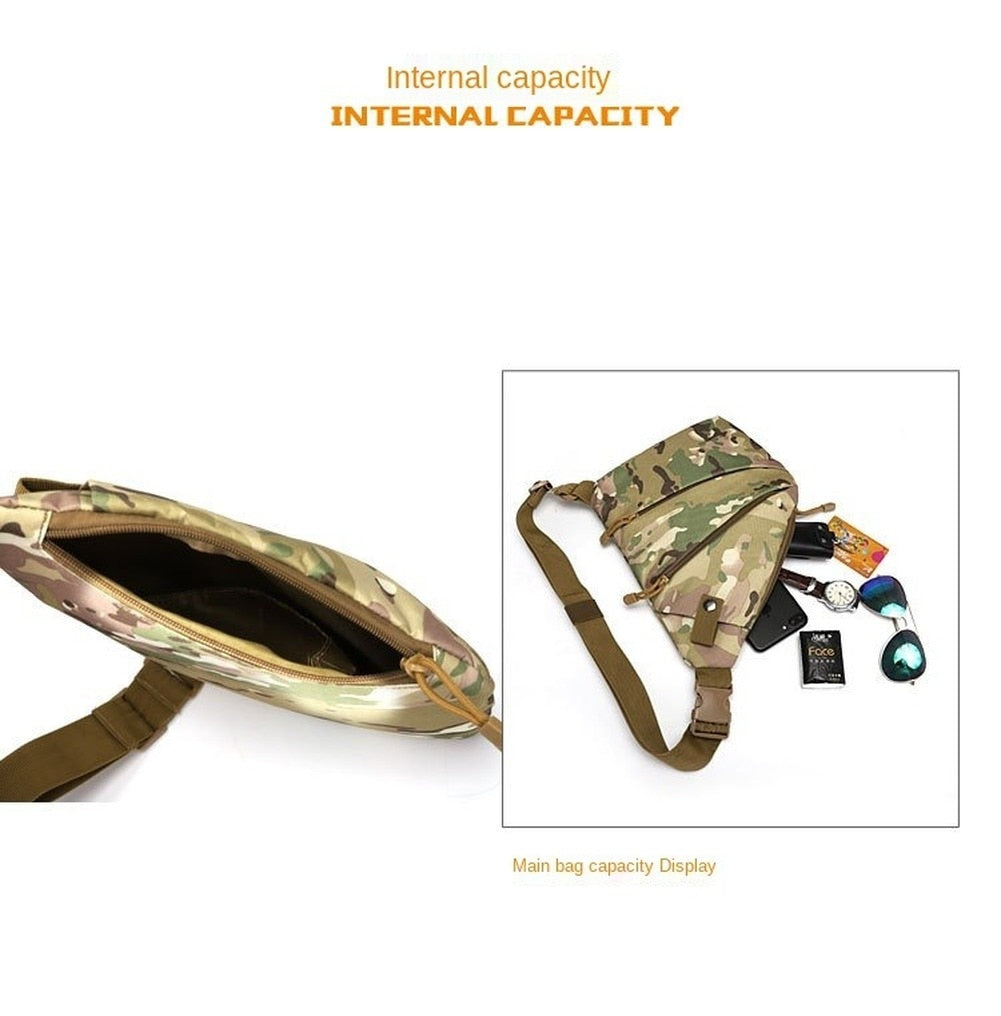 Chest Bags Camouflage Tactical Bag Single Shoulder Bags for Men