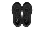 CALTO - S5282 - 2.6 Inches Taller (Jet Black/Onyx Sole) - Chunky Sole Sporty Sneakers