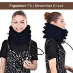Neck Massager 3/4 Layer Inflatable Air Cervical Neck Traction Support