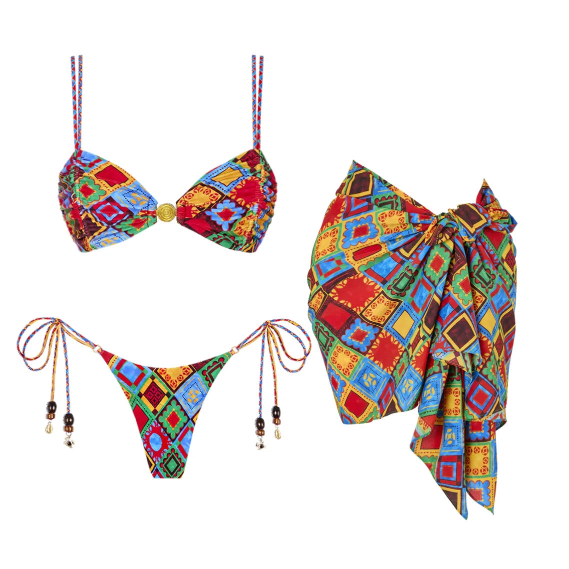 Bandeau 3Pcs swimsuit
