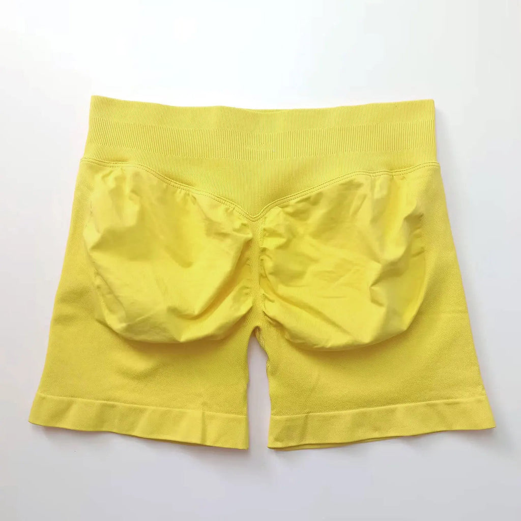 NCLAGEN Seamless Shorts 4.5" Gym Shorts Woman Scrunch Butt Fitness