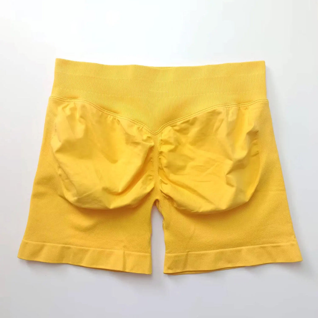 NCLAGEN Seamless Shorts 4.5" Gym Shorts Woman Scrunch Butt Fitness