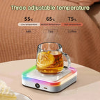 Coffee Mug Warmer DC5V USB Cup Warmer 3 Gear Temperature Heating