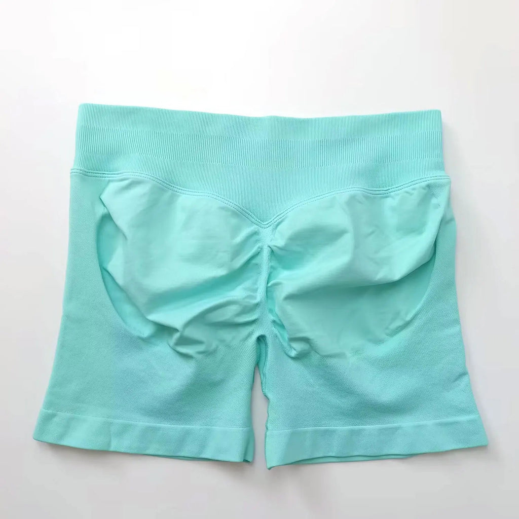 NCLAGEN Seamless Shorts 4.5" Gym Shorts Woman Scrunch Butt Fitness