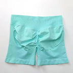 NCLAGEN Seamless Shorts 4.5" Gym Shorts Woman Scrunch Butt Fitness