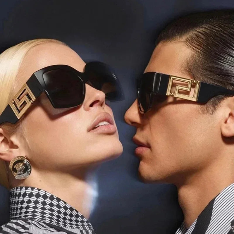 Luxury style Vintage Oversize Sunglasses