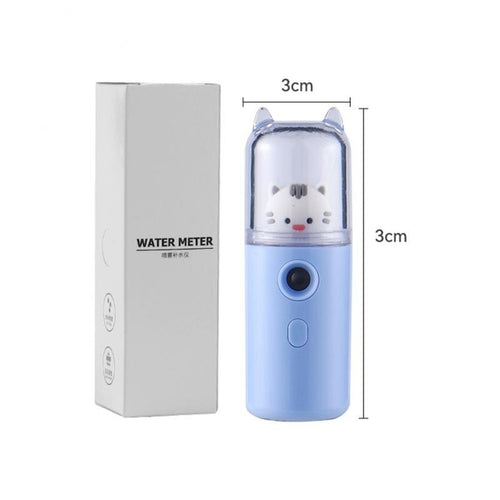 Cute Cat Mini Portable Hand-held Rehydrator Humidifier Face Sprayer