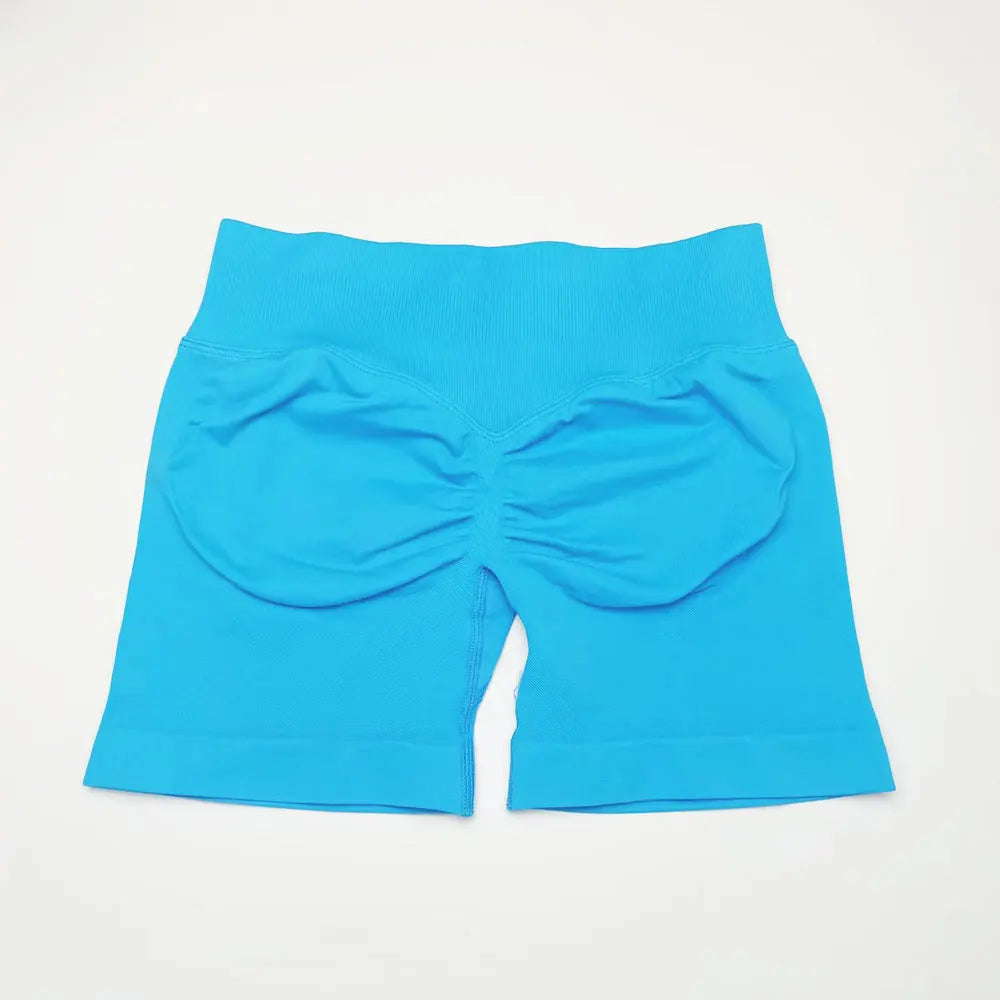 NCLAGEN Seamless Shorts 4.5" Gym Shorts Woman Scrunch Butt Fitness