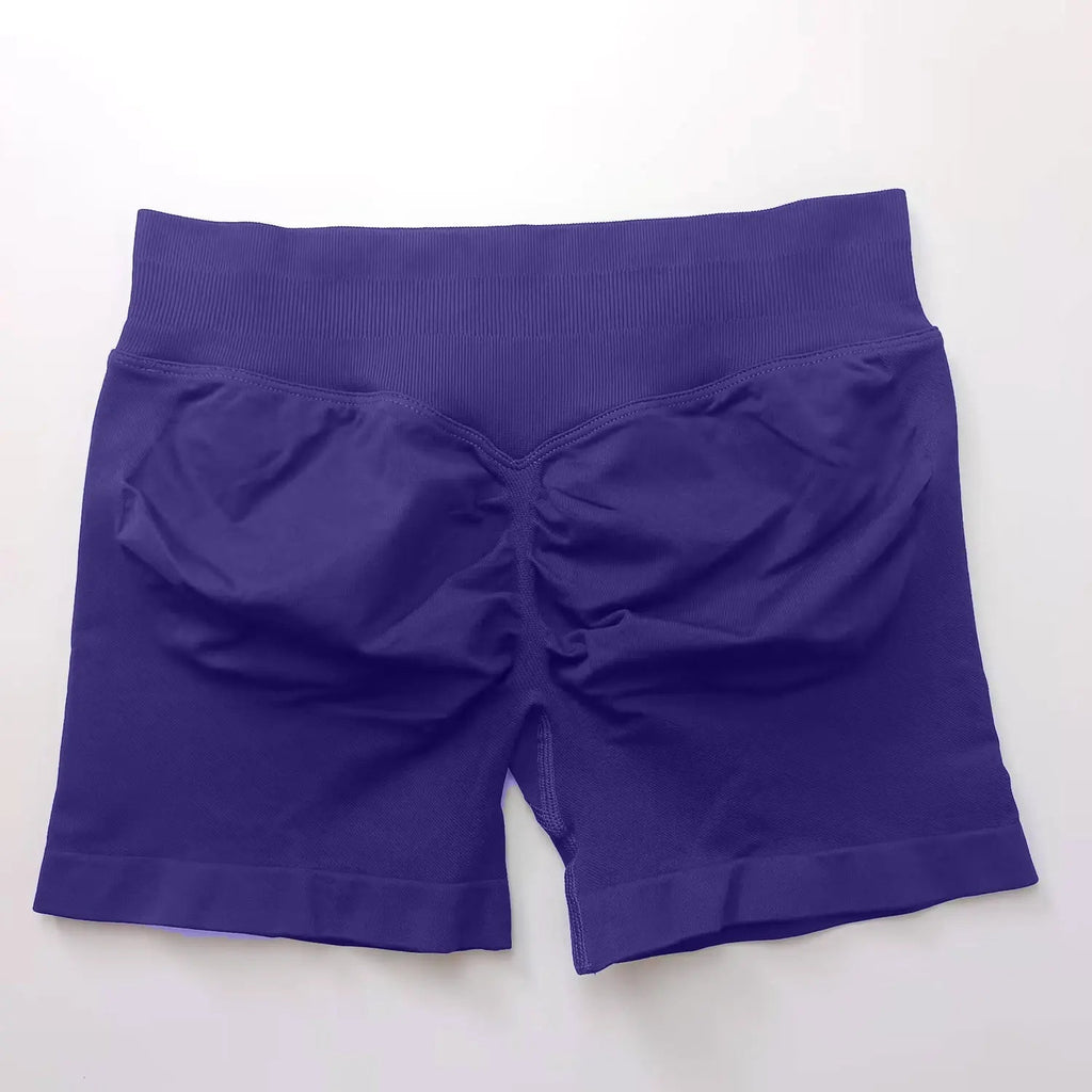 NCLAGEN Seamless Shorts 4.5" Gym Shorts Woman Scrunch Butt Fitness