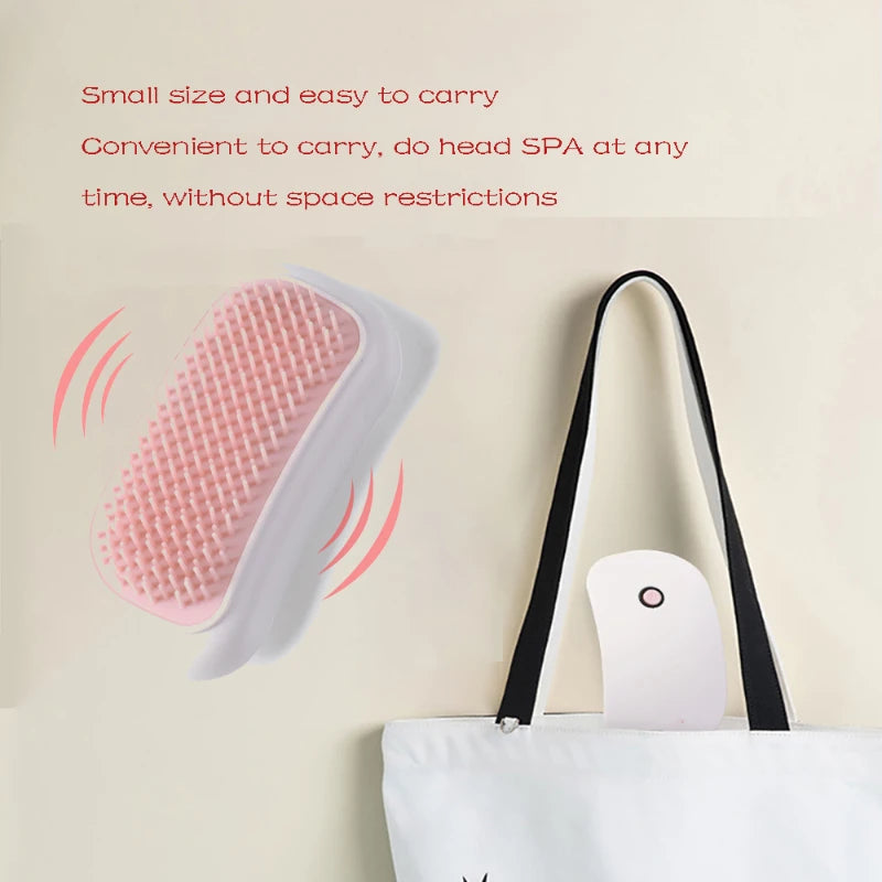 Silicond Electric Head Massage Portable Antistatic Comb Vibrating