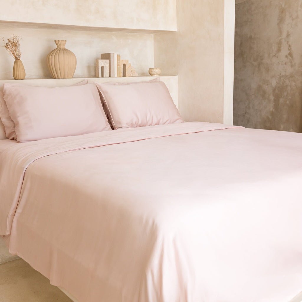 Organic Bamboo Sateen Duvet Cover Set