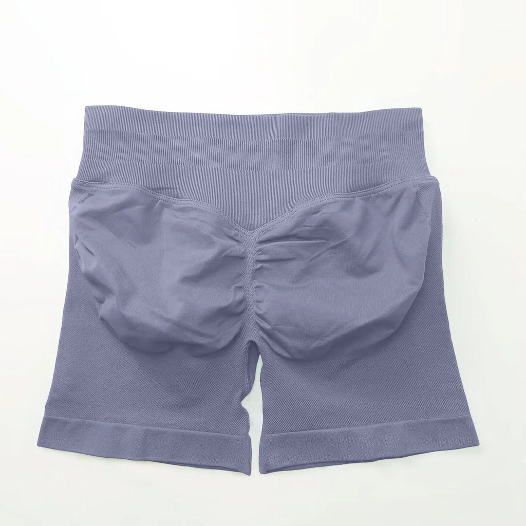 NCLAGEN Seamless Shorts 4.5" Gym Shorts Woman Scrunch Butt Fitness