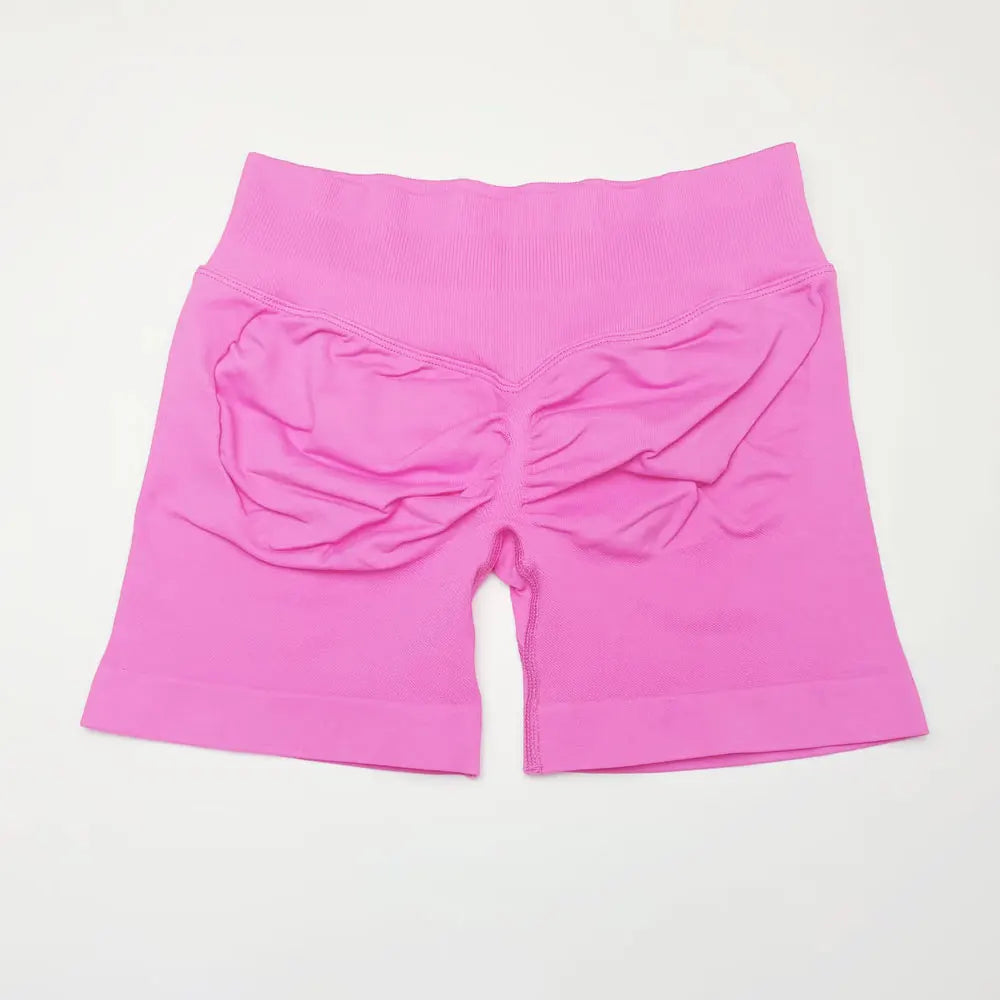 NCLAGEN Seamless Shorts 4.5" Gym Shorts Woman Scrunch Butt Fitness