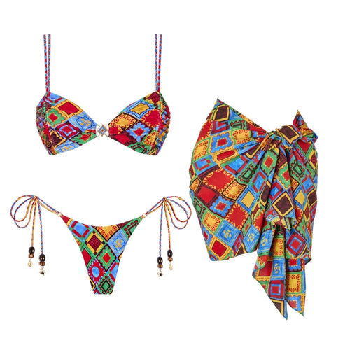 Bandeau 3Pcs swimsuit