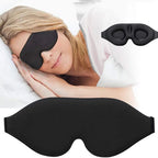 3D Portable Soft Eye Mask Black Fast Sleeping Eye Shade Cover Eye