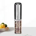 Electric Salt Pepper Grinder Refillable Adjustable Coarseness Pepper