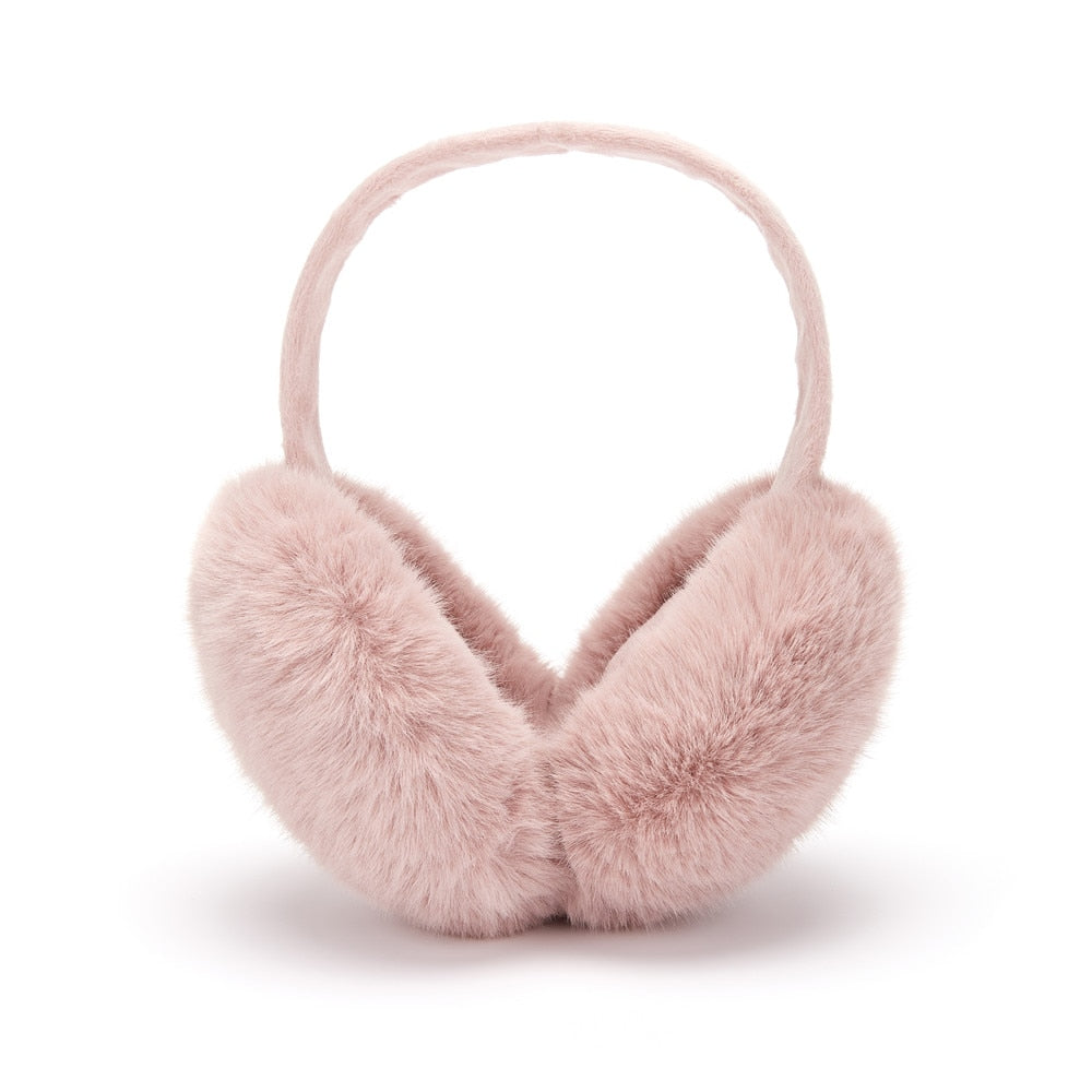 Winter New Plush Earmuffs Fashion Cute Warm Hood Woman Man Child