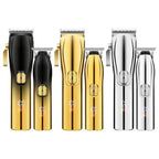 Cordless Rechargeable Low Noise Professional Hair Clippers and Detail