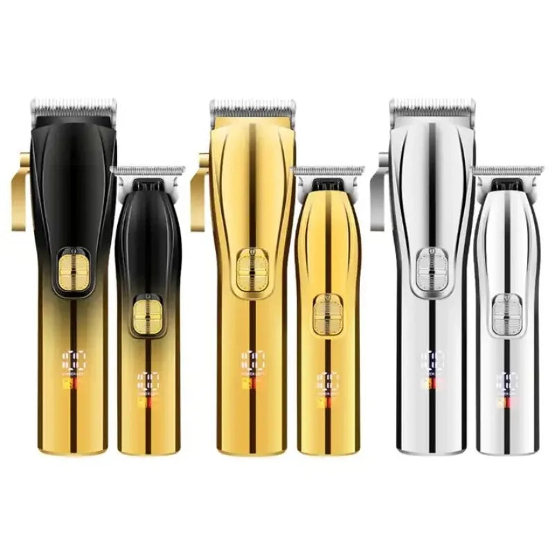 Cordless Rechargeable Low Noise Professional Hair Clippers and Detail