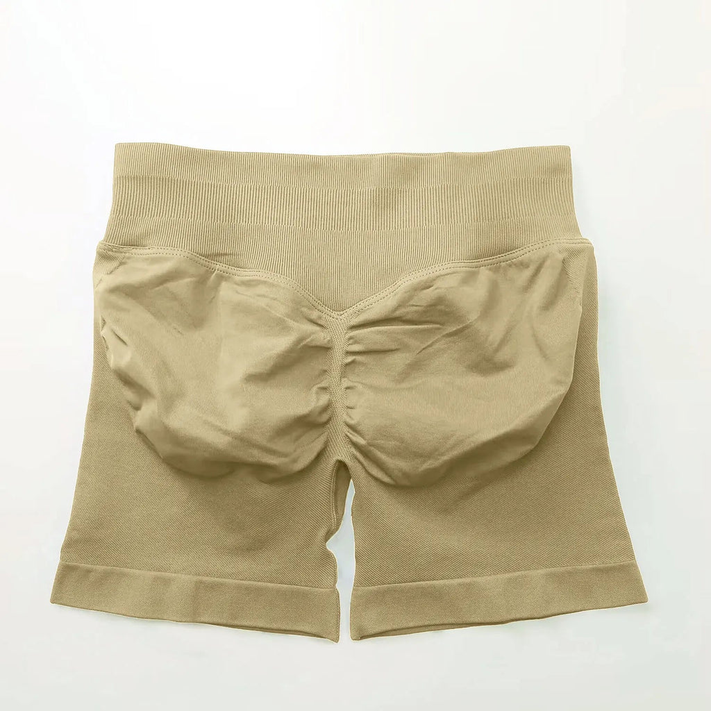 NCLAGEN Seamless Shorts 4.5" Gym Shorts Woman Scrunch Butt Fitness