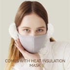 Winter Warm Sports Face Mask Men Women Thickened Fleece Eye Protection