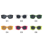 Colorful oversized  retro Sunglasses