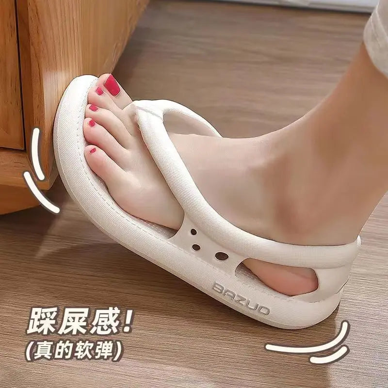 Brzuo anti-skid wear-resistant thick slippers